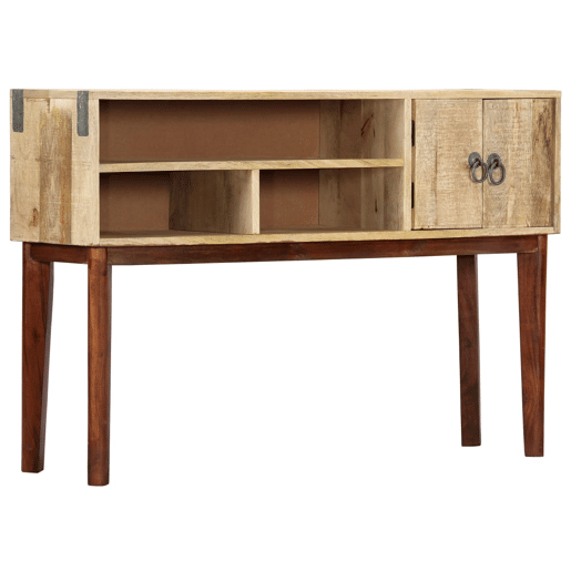 Mesa Consola - Mesa De Entrada 115x30x76 cm madeira de mangueira áspera maciça
