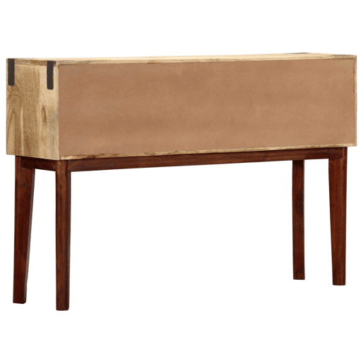 Mesa Consola - Mesa De Entrada 115x30x76 cm madeira de mangueira áspera maciça