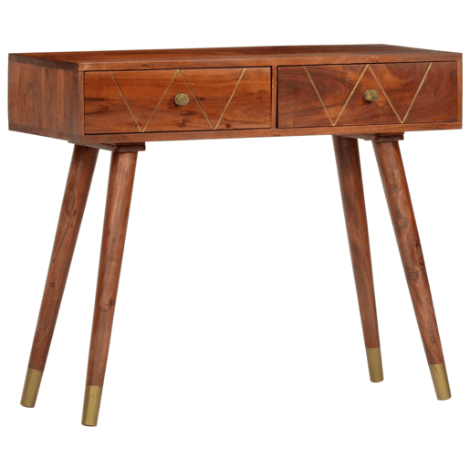 Mesa Consola - Mesa De Entrada 90x35x76 cm madeira de acácia maciça Mesa Consola - Mesa De Entrada 90x35x76 cm madeira de acácia maciça