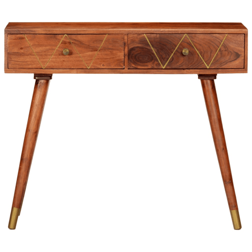 Mesa Consola - Mesa De Entrada 90x35x76 cm madeira de acácia maciça Mesa Consola - Mesa De Entrada 90x35x76 cm madeira de acácia maciça