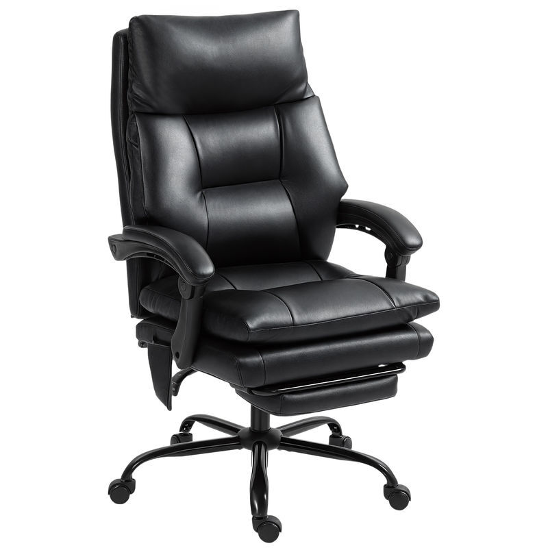 Silla de Escritorio PU HOMCOM, oficina - sillas de oficina