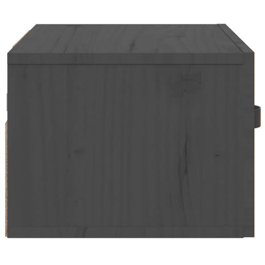 Mesa De Cabeceira De Parede Mesinha De Cabeceira - 40x29,5x22 cm cinzento