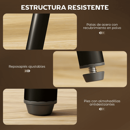 HOMCOM Conjunto de 2 Bancos de Bar Bancos Altos de Cozinha com Encosto em Vime Assento em PU Estrutura de Aço e Apoio para Pés para Sala de Jantar Balcão 45x50x97 cm Marrom