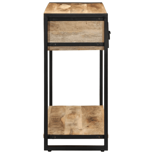 Mesa Consola - Mesa De Entrada 100x35x75 cm manga de madeira áspera maciça Mesa Consola - Mesa De Entrada 100x35x75 cm manga de madeira áspera maciça