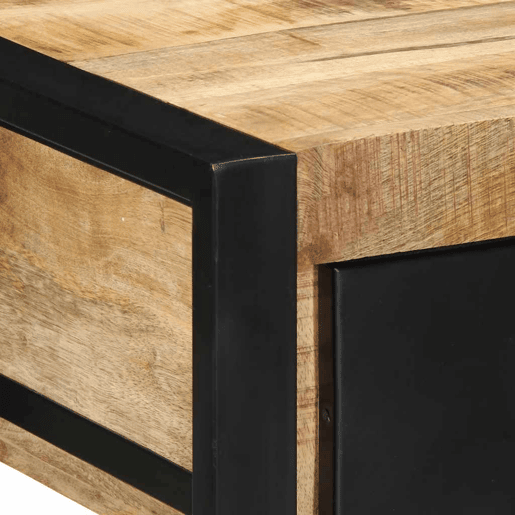 Mesa Consola - Mesa De Entrada 100x35x75 cm manga de madeira áspera maciça Mesa Consola - Mesa De Entrada 100x35x75 cm manga de madeira áspera maciça