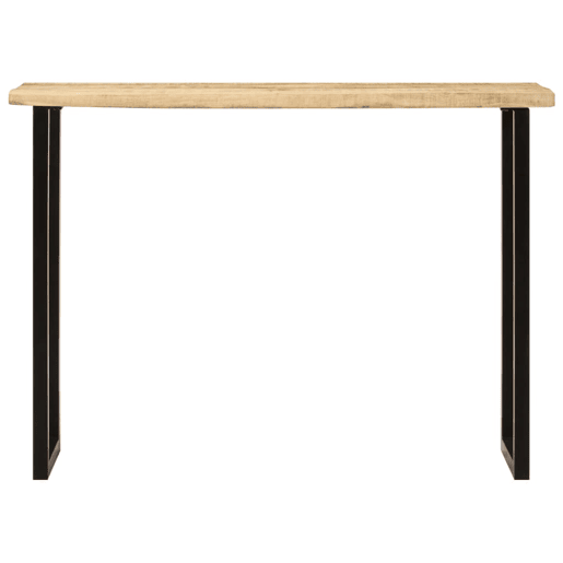 Mesa Consola - Mesa De Entrada c borda viva 105x33x76cm madeira mangueira maciça