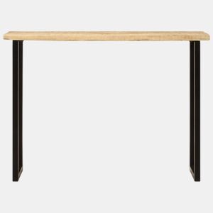 Mesa Consola - Mesa De Entrada c borda viva 105x33x76cm madeira mangueira maciça