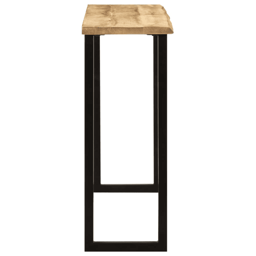 Mesa Consola - Mesa De Entrada c borda viva 105x33x76cm madeira mangueira maciça