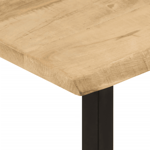 Mesa Consola - Mesa De Entrada c borda viva 105x33x76cm madeira mangueira maciça