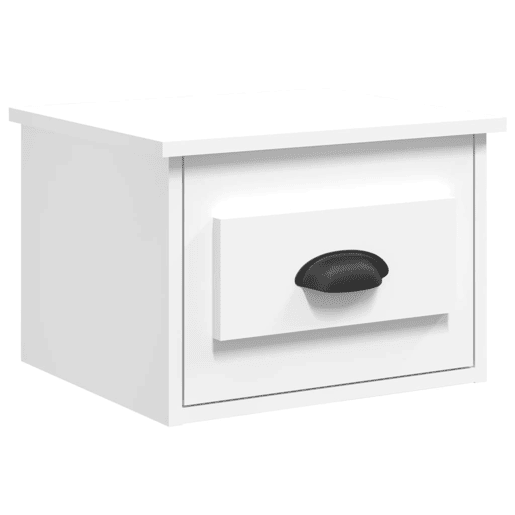 Mesa De Cabeceira De Parede Mesinha De Cabeceira - 41,5x36x28 cm branco