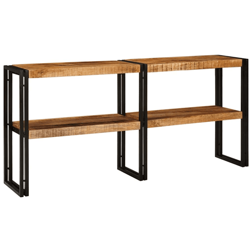 Mesa Consola - Mesa De Entrada Castanho 160 x 33 x 75 cm Madeira de mangueira maciça