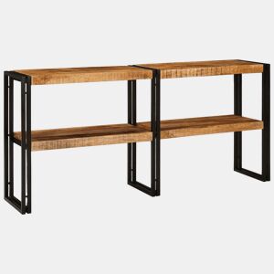 Mesa Consola - Mesa De Entrada Castanho 160 x 33 x 75 cm Madeira de mangueira maciça