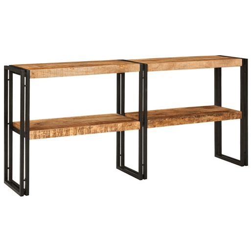 Mesa Consola - Mesa De Entrada Castanho 160 x 33 x 75 cm Madeira de mangueira maciça