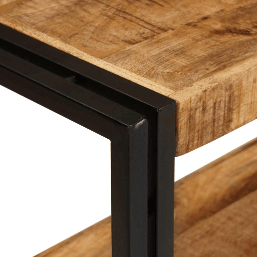 Mesa Consola - Mesa De Entrada Castanho 160 x 33 x 75 cm Madeira de mangueira maciça