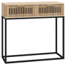 Mesa Consola - Mesa De Entrada 80x30x75 cm derivados de madeira e ferro