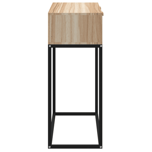 Mesa Consola - Mesa De Entrada 80x30x75 cm derivados de madeira e ferro