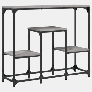 Mesa Consola - Mesa De Entrada 89,5x28x76 cm derivados de madeira cinzento sonoma