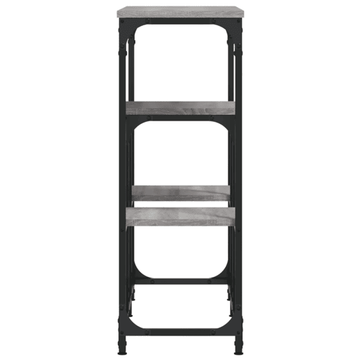 Mesa Consola - Mesa De Entrada 89,5x28x76 cm derivados de madeira cinzento sonoma