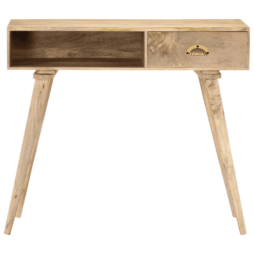 Mesa Consola - Mesa De Entrada 90x45x75 cm madeira de mangueira maciça