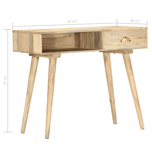 Mesa Consola - Mesa De Entrada 90x45x75 cm madeira de mangueira maciça