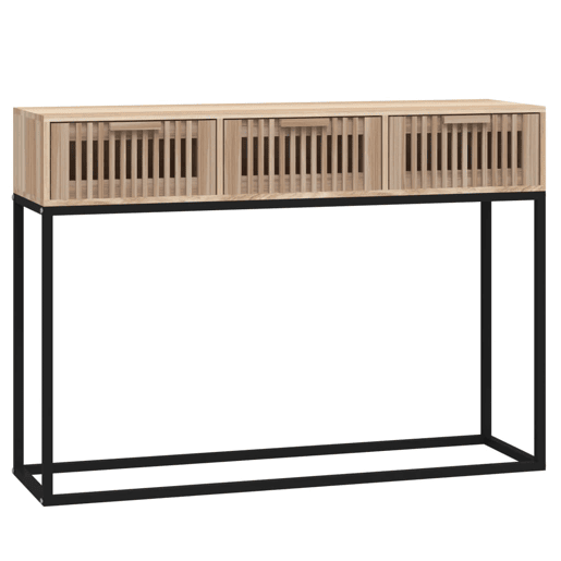Mesa Consola - Mesa De Entrada 105x30x75 cm derivados de madeira e ferro
