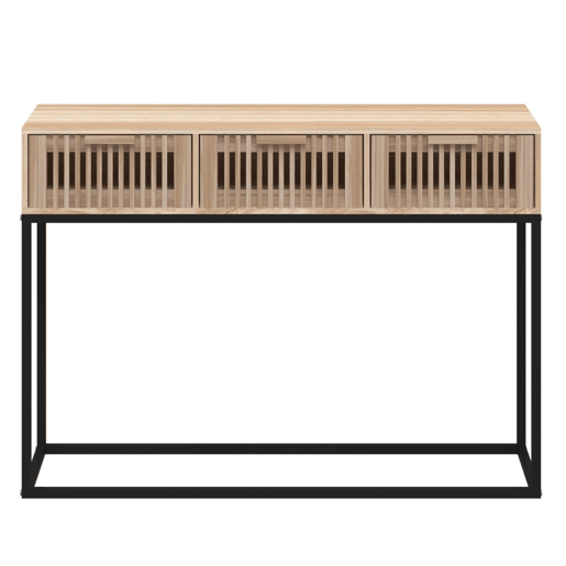 Mesa Consola - Mesa De Entrada 105x30x75 cm derivados de madeira e ferro