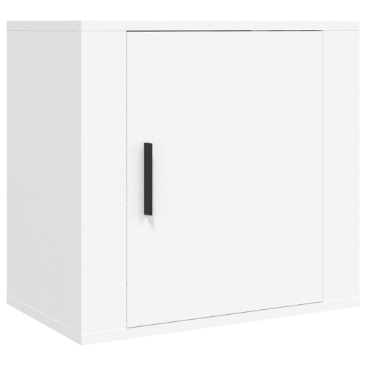 Lote de 2 Mesas De Cabeceira de parede - Mesinhas De Cabeceira 50x30x47 cm branco