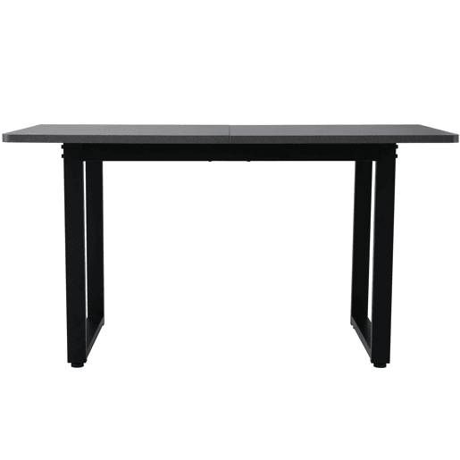 Mesa de jantar retangular - Estilo industrial, mesa de café, moderna, em ferro - Cinza