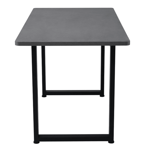 Mesa de jantar retangular - Estilo industrial, mesa de café, moderna, em ferro - Cinza