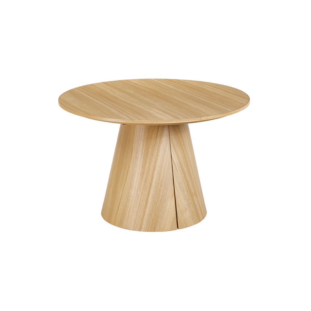 Mesa de comedor Oak redonda diseño extensible  xx