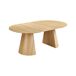 Mesa de comedor Oak redonda diseño extensible xx Mesa de comedor Oak redonda diseño extensible xx Natural