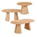 Mesa de comedor Oak redonda diseño extensible xx Mesa de comedor Oak redonda diseño extensible xx Natural