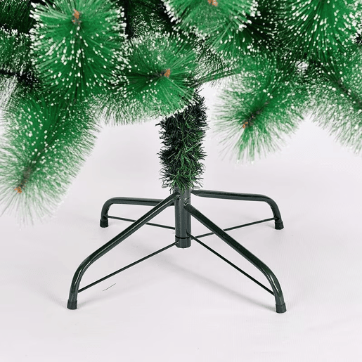 Árvore de Natal artificial de azevinho de 210 cm, árvore de Natal nevada com agulhas de pinheiro naturais e neve Árvore de Natal artificial de azevinho de 210 cm, árvore de Natal nevada com agulhas de pinheiro naturais e neve
