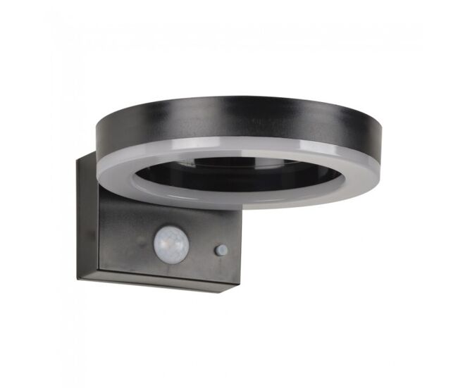 Aplique led solar con sensor de movimiento halo 4w marca corep