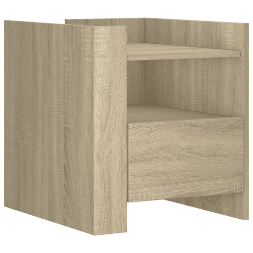 Mesa De Cabeceira - Mesinha De Cabeceira 45x50x50 cm derivados de madeira carvalho sonoma