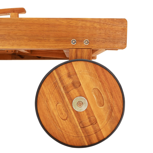 Conjunto de 2 espreguiçadeiras espreguiçadeira para banhos de sol jardim cama terraço mobiliário de exterior com mesa e almofadas acácia maciça 02_0012115