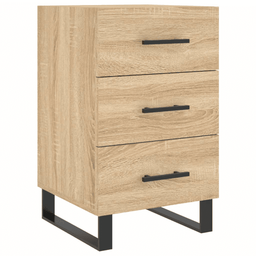 Mesa De Cabeceira - Mesinha De Cabeceira 40x40x66 cm derivados madeira carvalho sonoma