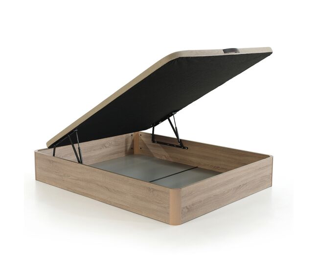 Canapé abatible 90x190cm, color beige, con subida a domicilio, reforzado, gran almacenaje, descansin