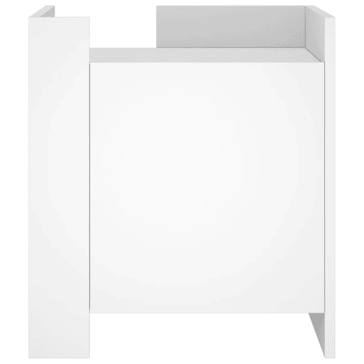 Mesa De Cabeceira Mesinha De Cabeceira - 45x50x50 cm derivados de madeira branco