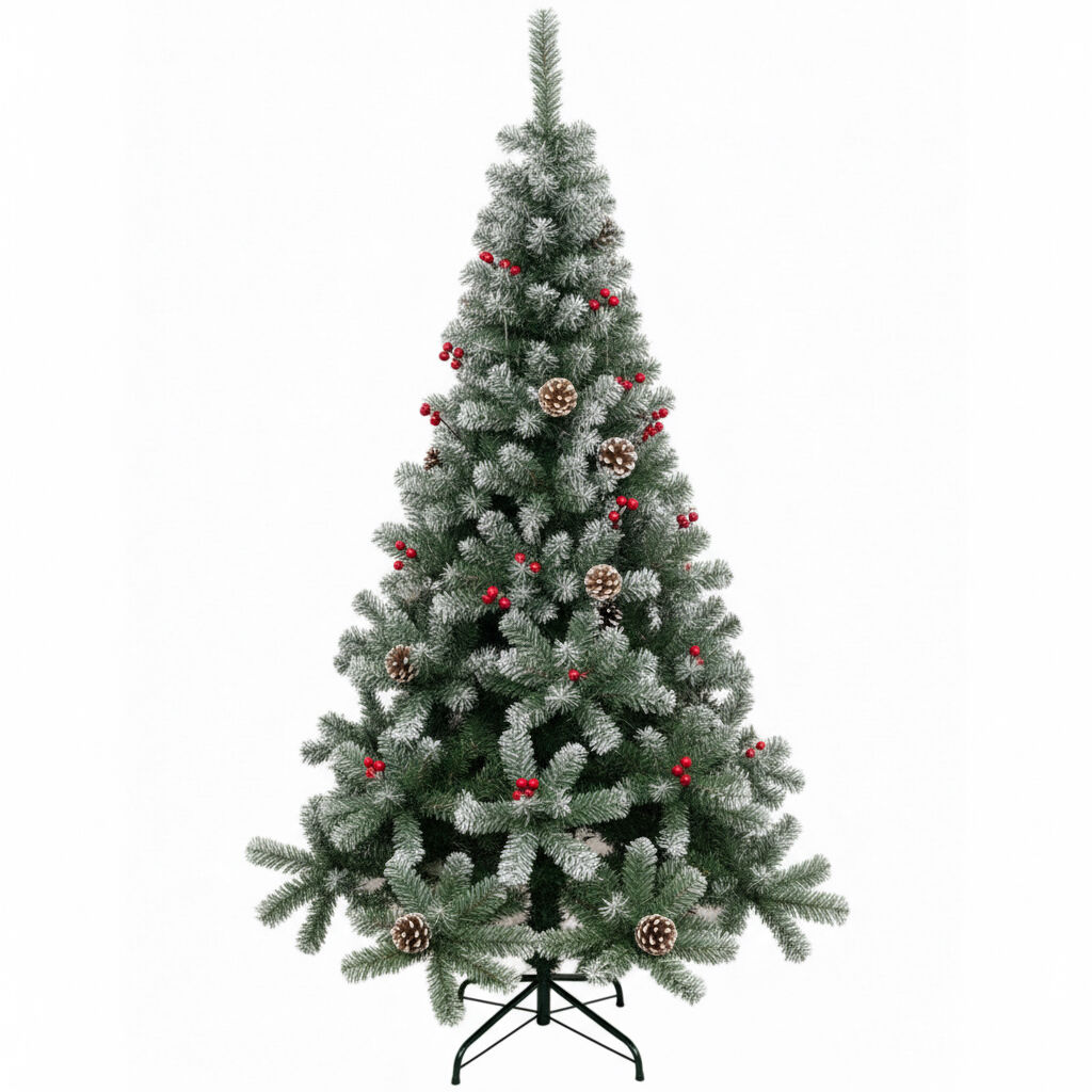 Arbol de Navidad Pino Nevado Piña y Nieve