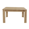 Mesa de jantar - Retangular - Estilo moderno - Robusta - Cor Carvalho