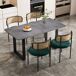 Conjunto de mesas y sillas de comedor Conjunto de mesas y sillas de comedor Negro