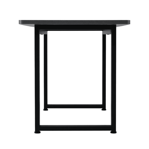 Conjunto de mesa e cadeiras de jantar 5 peças - 4 cadeiras de jantar em veludo e 1 mesa retangular - estilo moderno e simples - Cinza + Verde + Preto