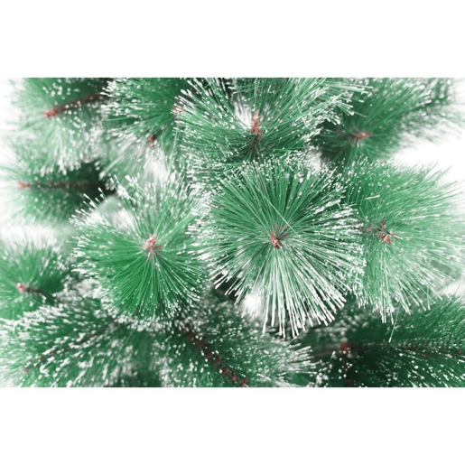Árvore de Natal artificial de azevinho de 180 cm, árvore de Natal nevada com agulhas de pinheiro naturais e neve Árvore de Natal artificial de azevinho de 180 cm, árvore de Natal nevada com agulhas de pinheiro naturais e neve
