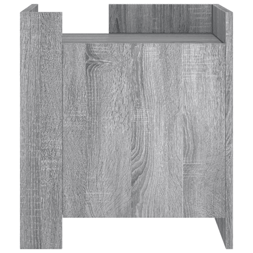 Mesa De Cabeceira - Mesinha De Cabeceira 45x50x50 cm derivados de madeira cinzento sonoma