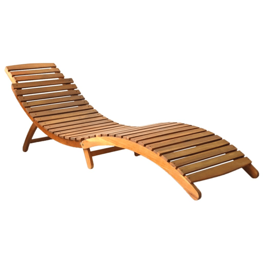 Conjunto de 2 espreguiçadeiras espreguiçadeira para banhos de sol jardim cama terraço móveis de exterior com almofadas madeira de acácia maciça 02_0012044