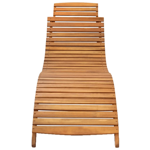 Conjunto de 2 espreguiçadeiras espreguiçadeira para banhos de sol jardim cama terraço móveis de exterior com almofadas madeira de acácia maciça 02_0012044