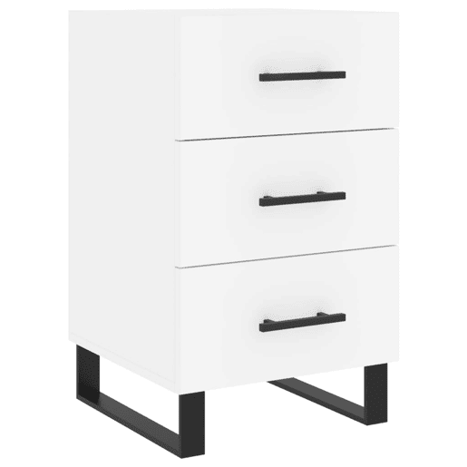 Mesa De Cabeceira - Mesinha De Cabeceira 40x40x66 cm derivados de madeira branco