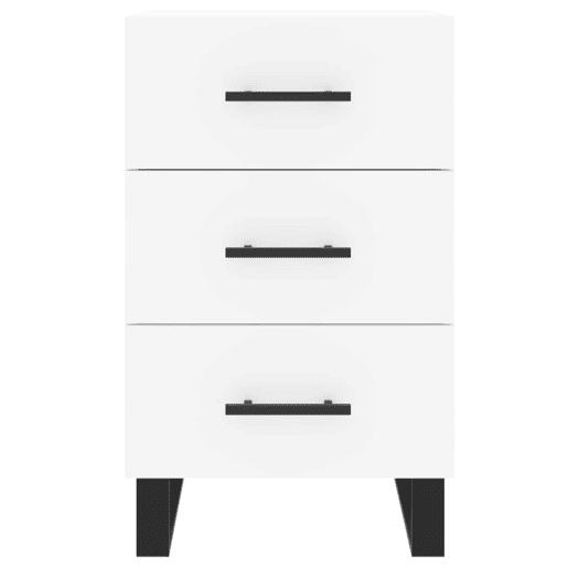 Mesa De Cabeceira - Mesinha De Cabeceira 40x40x66 cm derivados de madeira branco