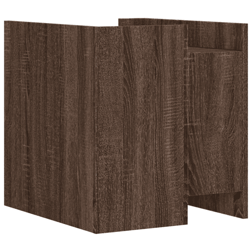 Mesa De Cabeceira - Mesinha De Cabeceira 45x50x50 cm derivados madeira carvalho castanho